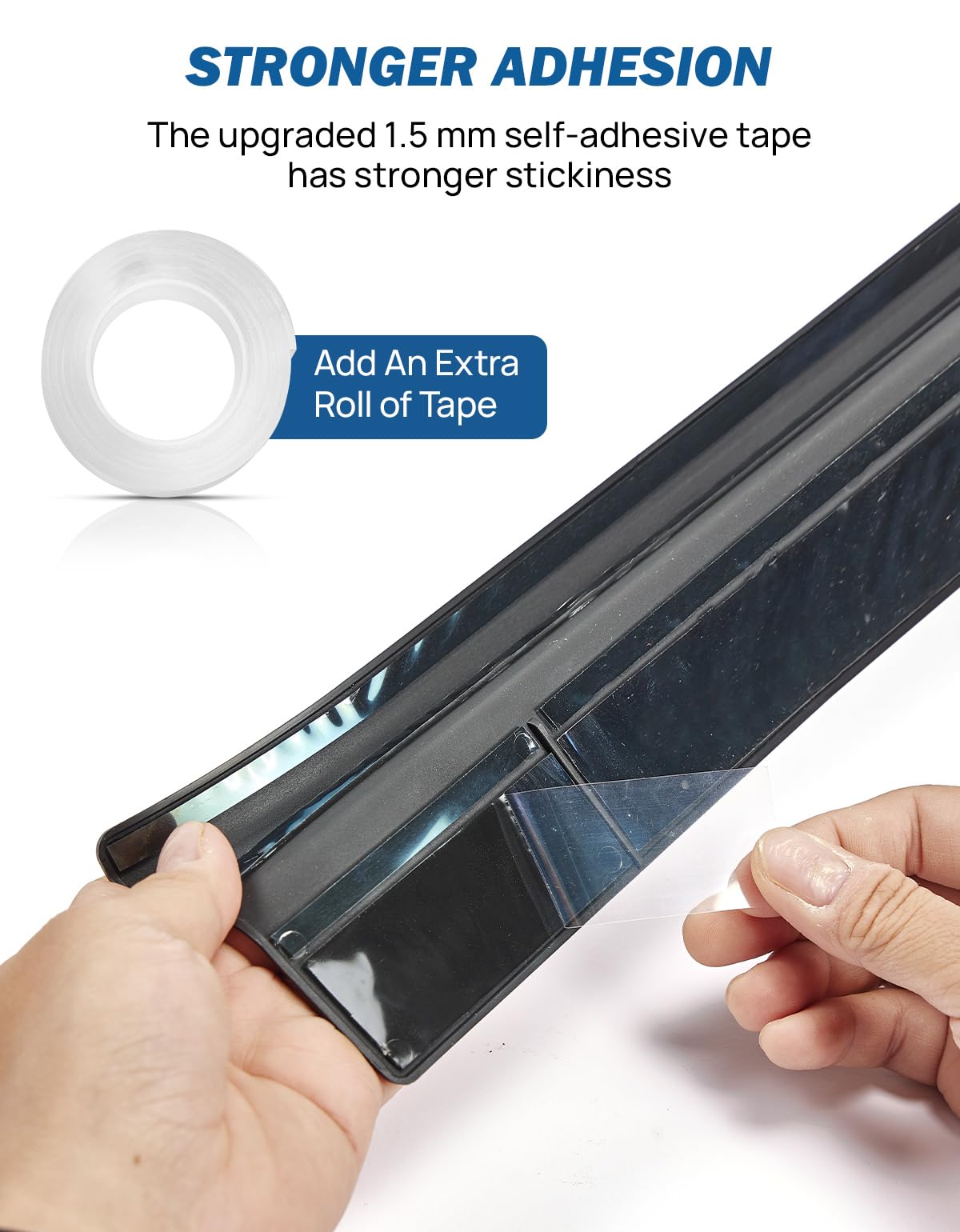 JOY TUTUS rear left sill guard adds durable protection against grit on rough terrain.