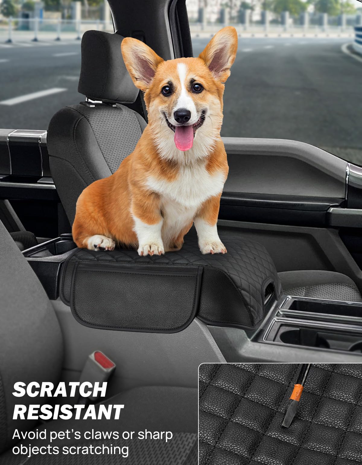 JOYTUTUS console cover guards against pet claws and dirt with versatile protection