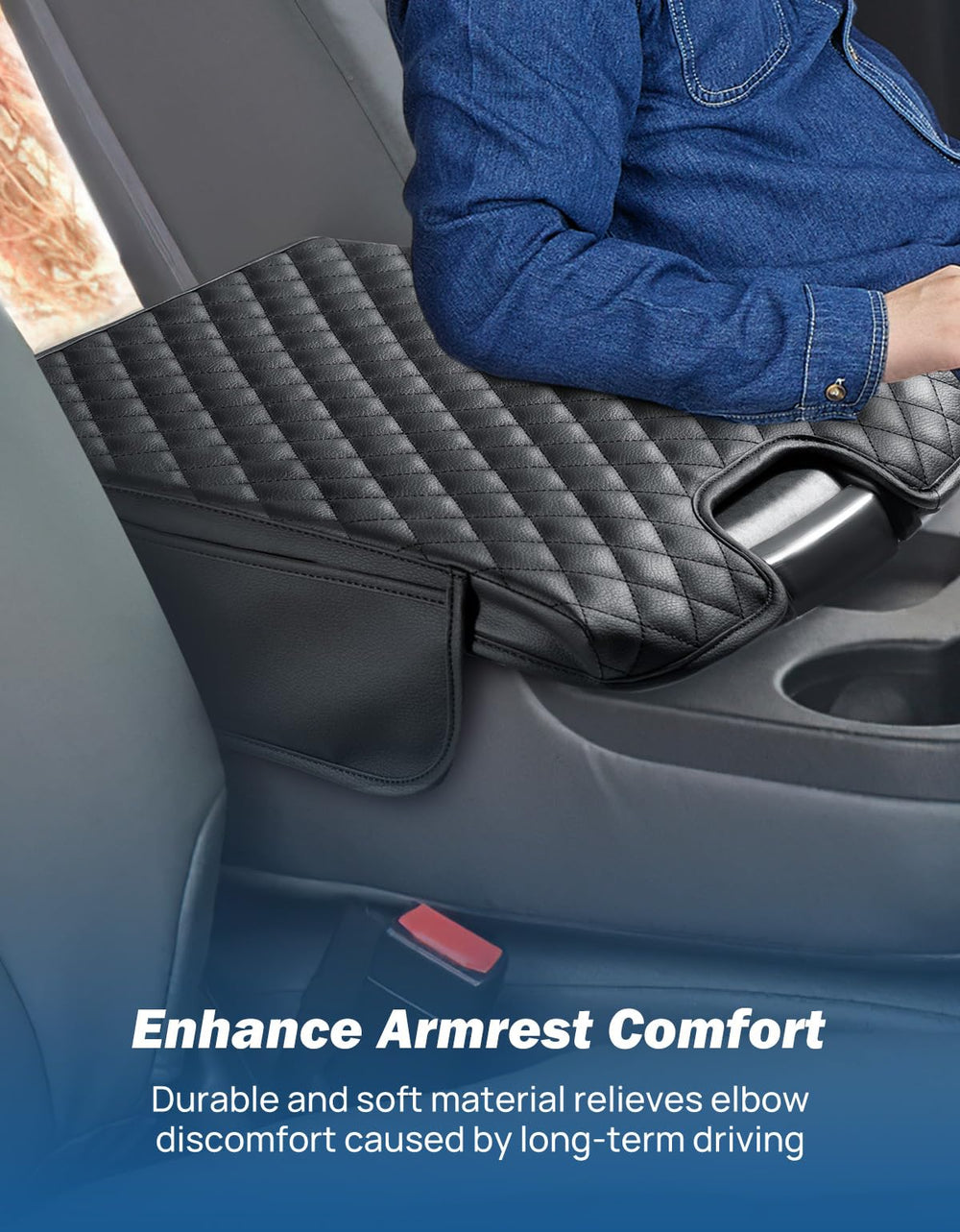 Easy install JOYTUTUS center console cover without tools