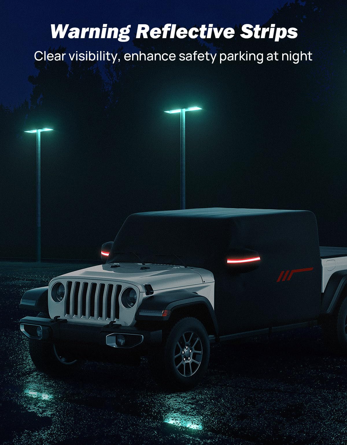 JOYTUTUS Gladiator cab cover offers easy installation without tools.