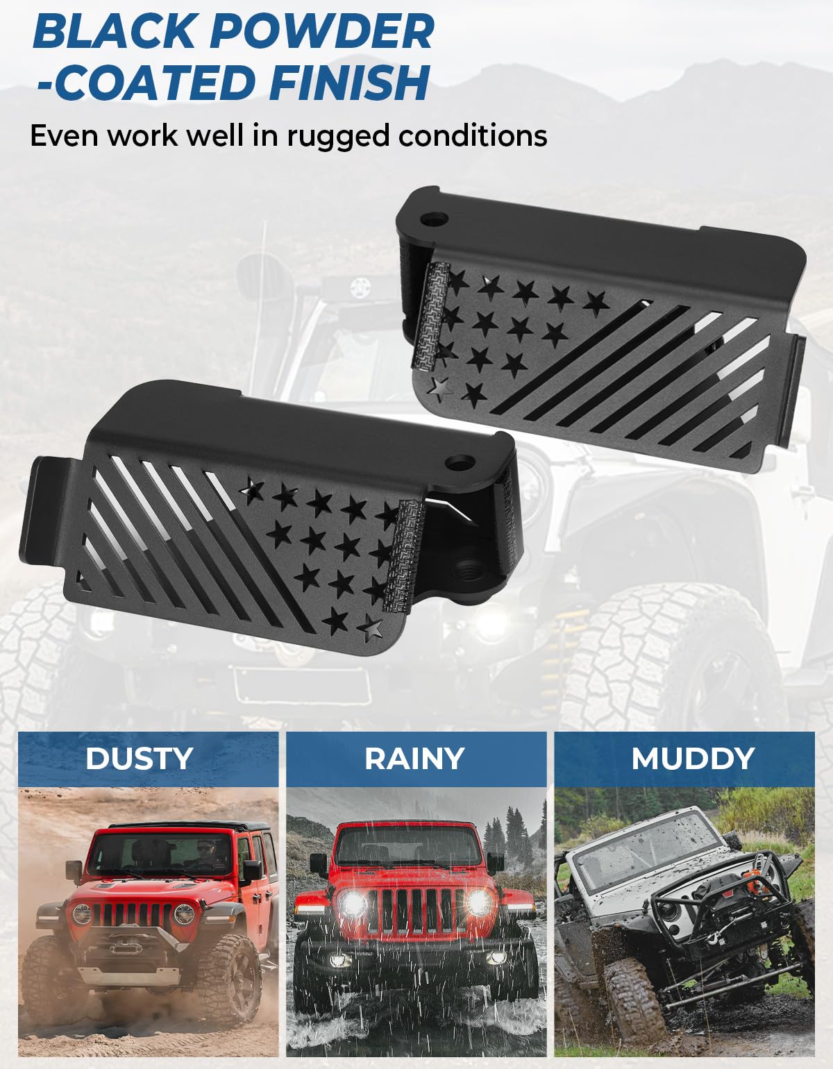JOYTUTUS Gladiator exterior foot pegs add safety and rugged style