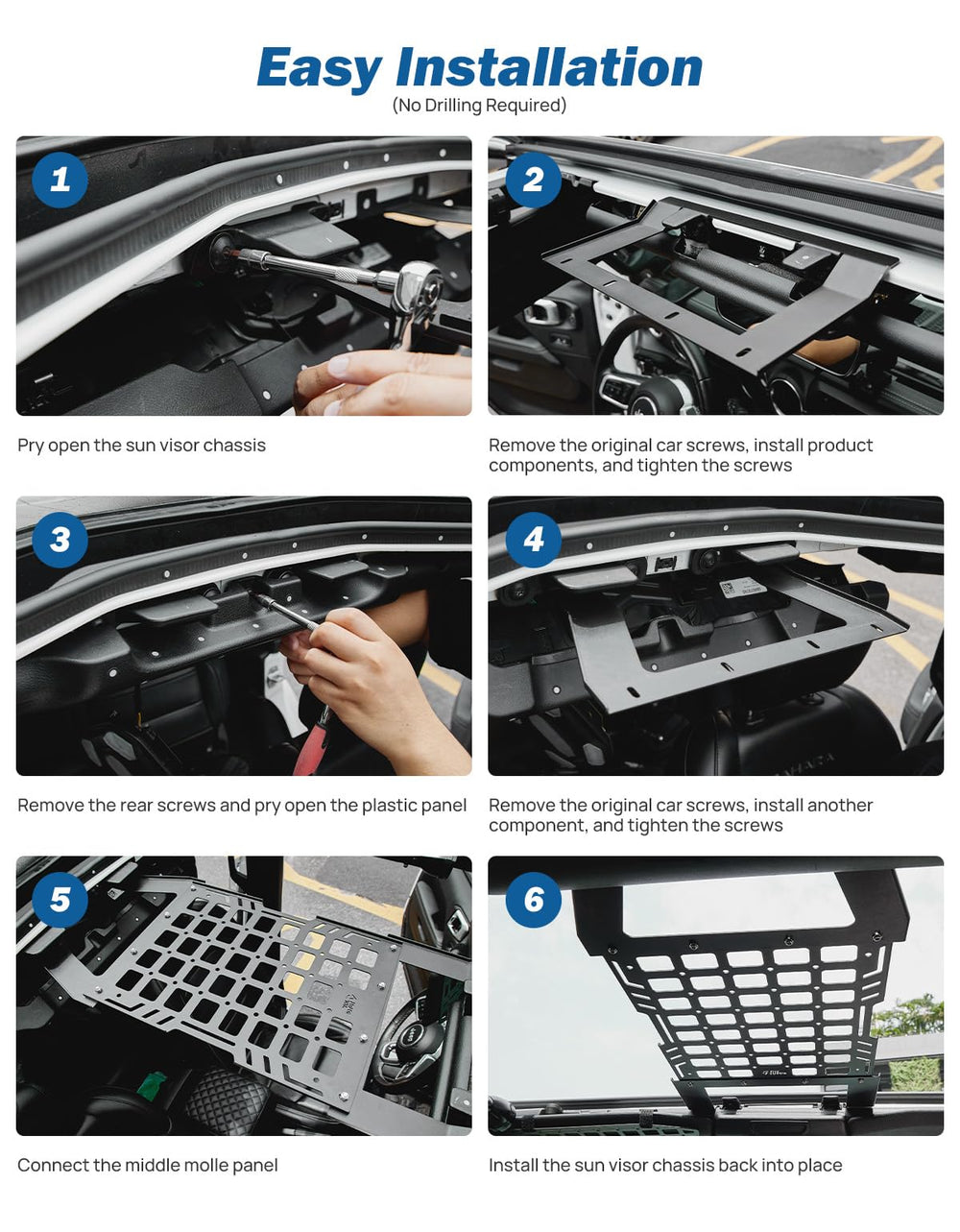JOYTUTUS 44-pound capacity rack supports essential gear securely on rugged trails.