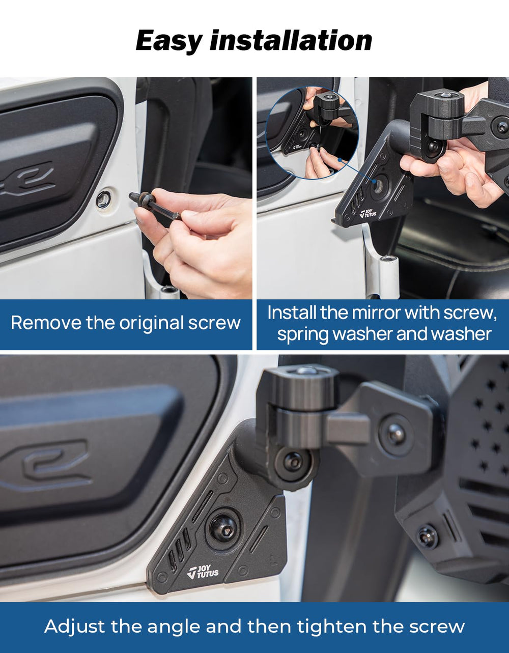 JOYTUTUS easy-installation reduces downtime and simplifies Wrangler upgrades