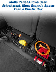 JOYTUTUS MOLLE panel with two compartments keeps gear organized.