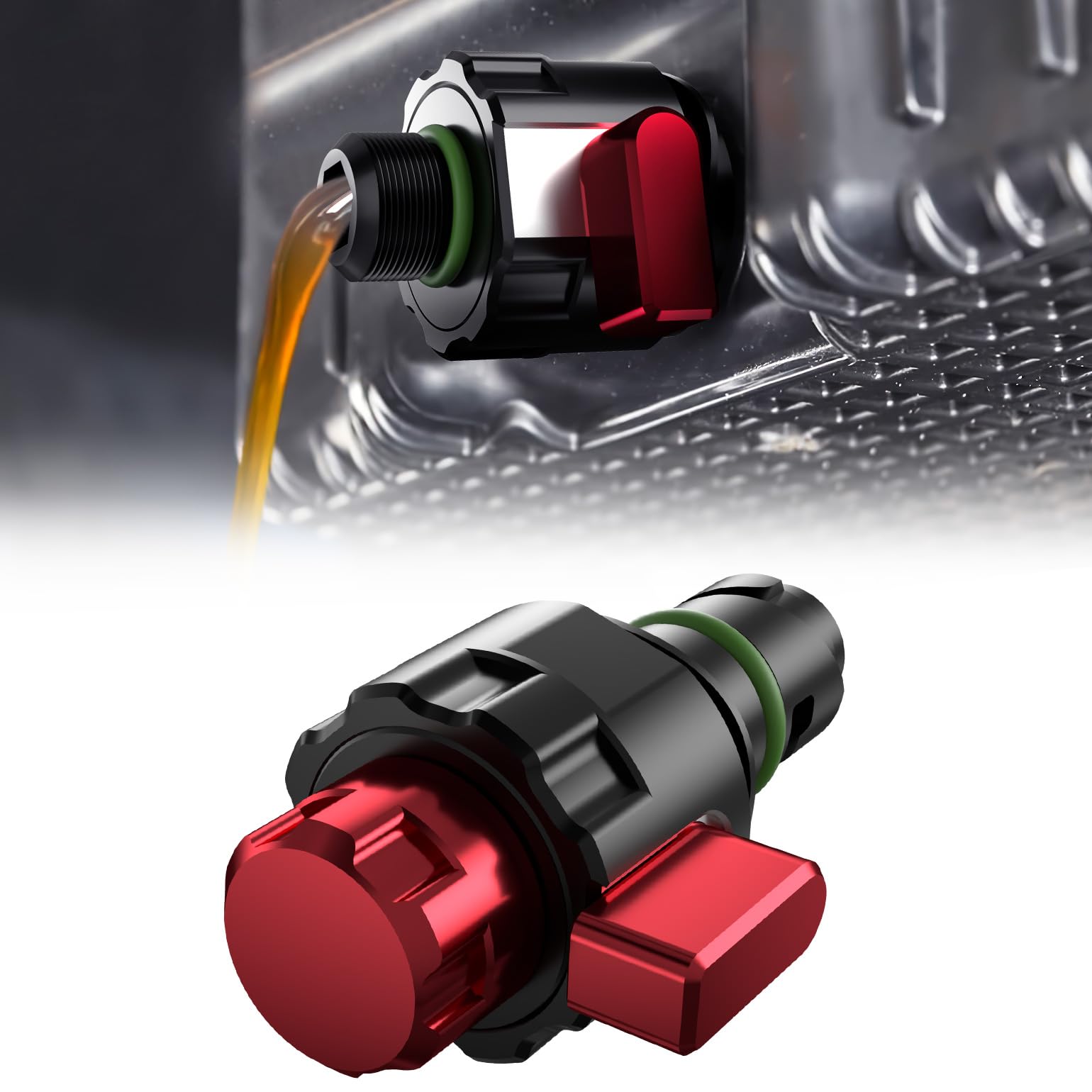 JOYTUTUS oil drain plug for 2015-2024 F-150 with durable aluminum body