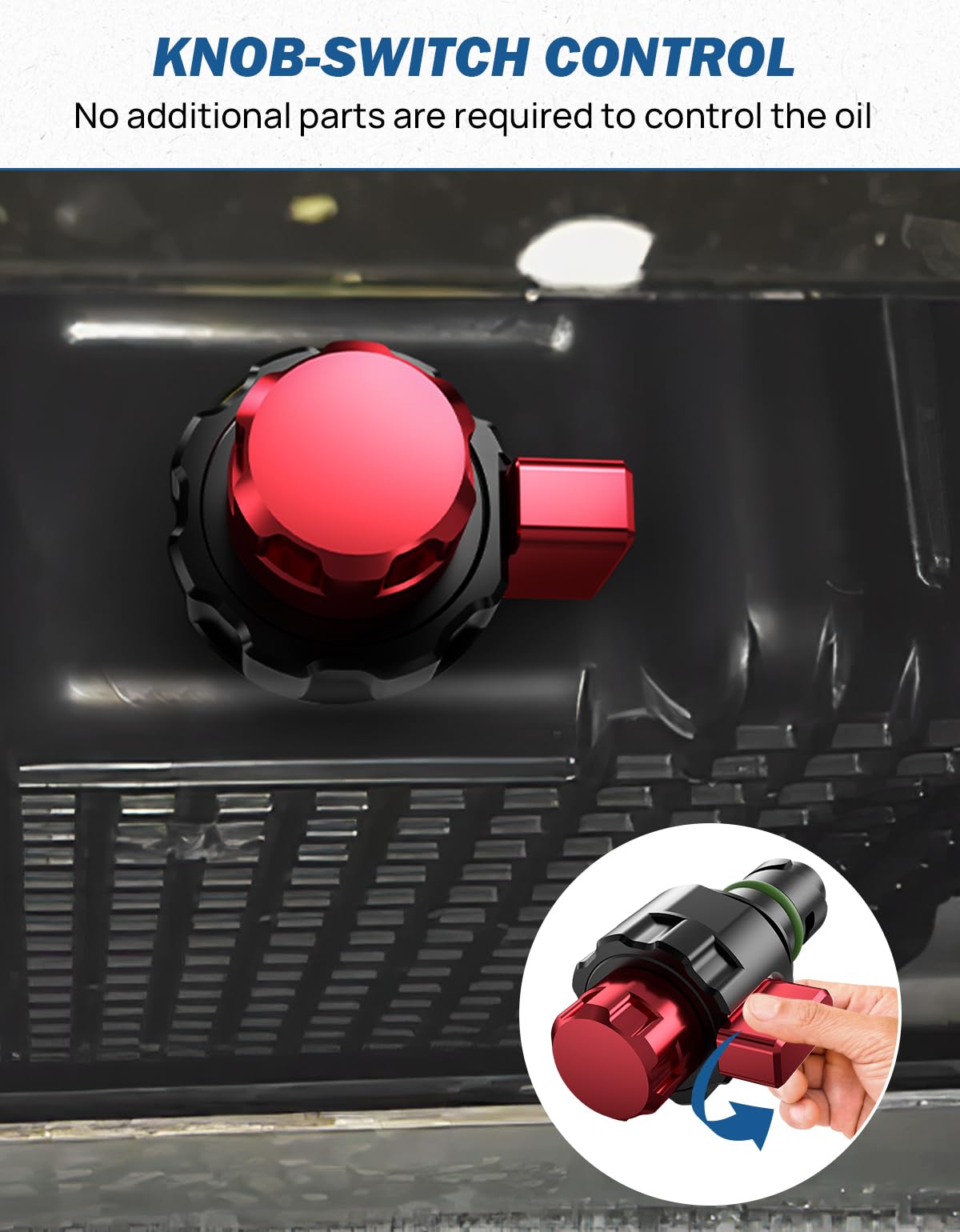 JOYTUTUS aluminum alloy body resists corrosion and seals against leaks