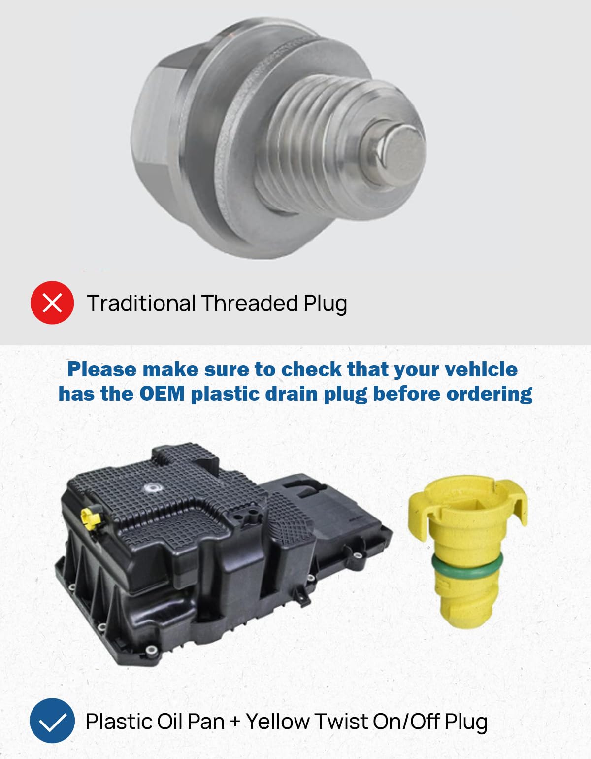 JOYTUTUS oil drain plug with on-off valve design enabling controlled drainage