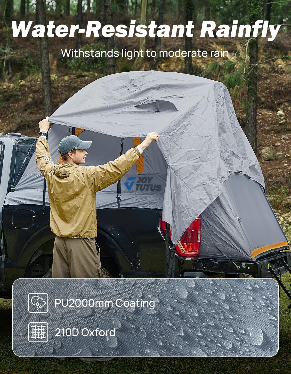 Joytutus pickup tent carry bag demonstrates portable camping gear