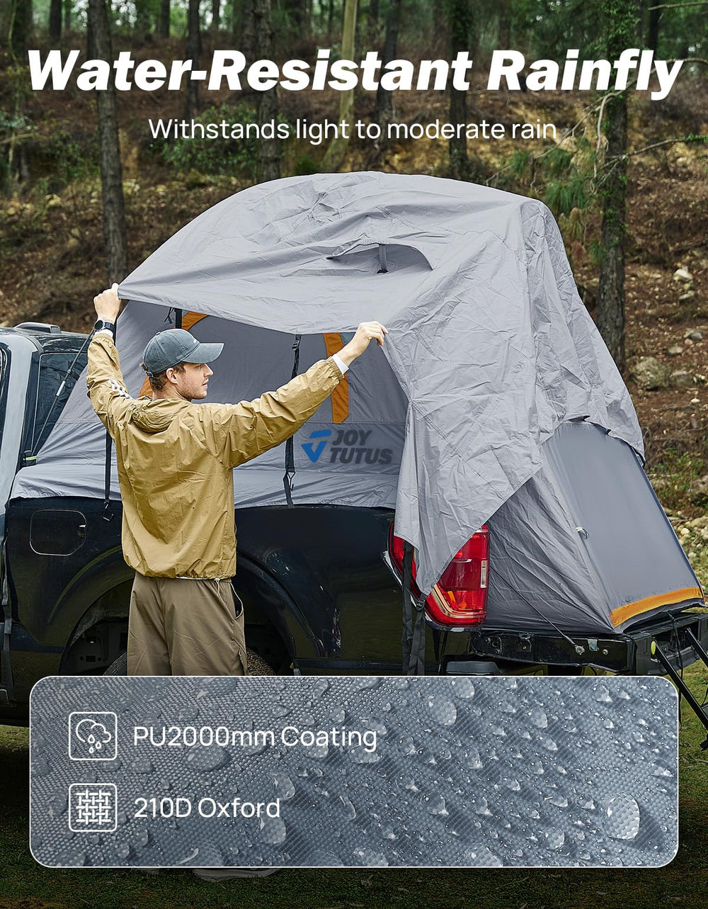 Joytutus pickup tent carry bag demonstrates portable camping gear
