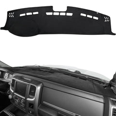 JOYTUTUS dash cover for Ram 1500 with precise fit and vent cutouts.