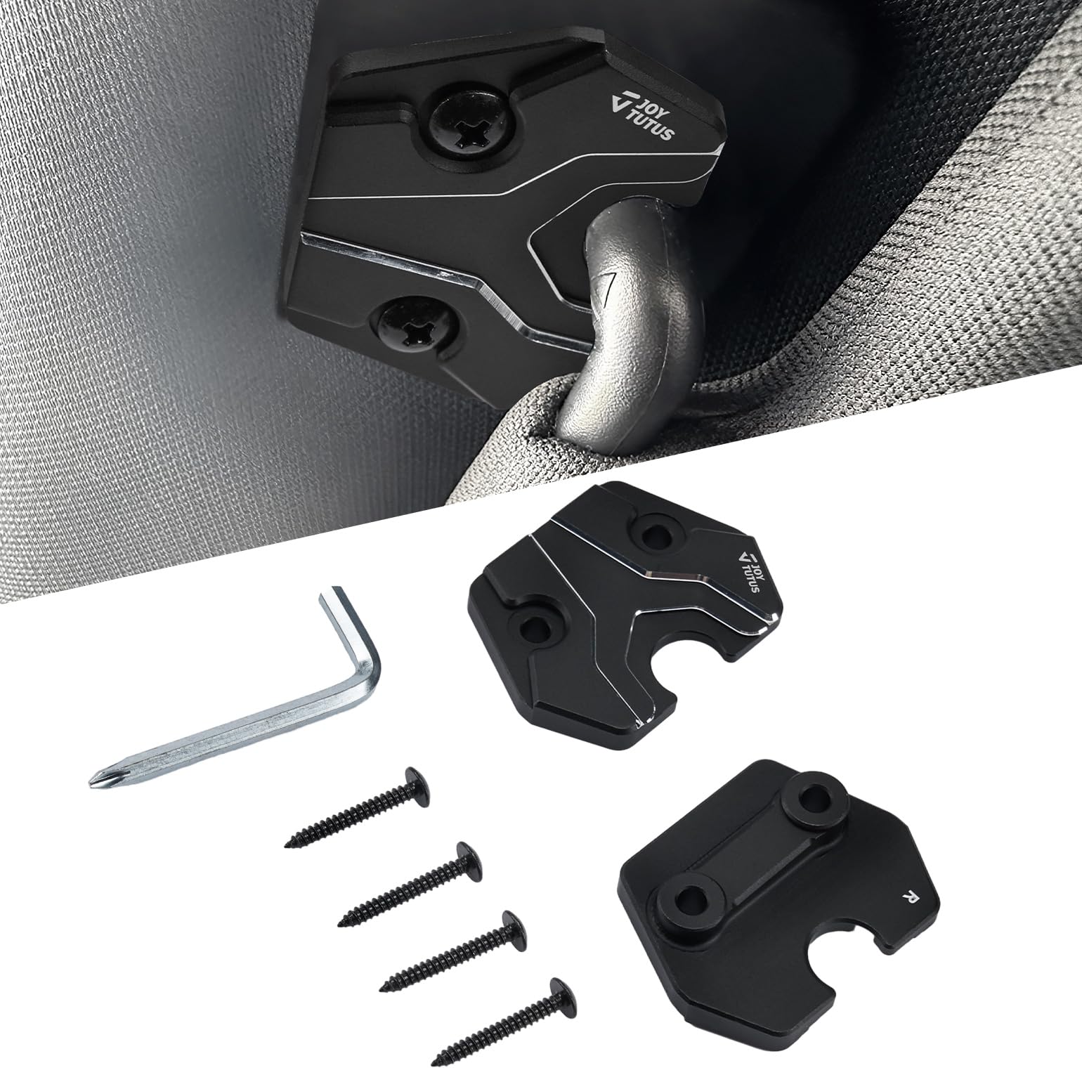 JOYTUTUS Ram 1500 sun visor clip pack secures sagging visors reliably.
