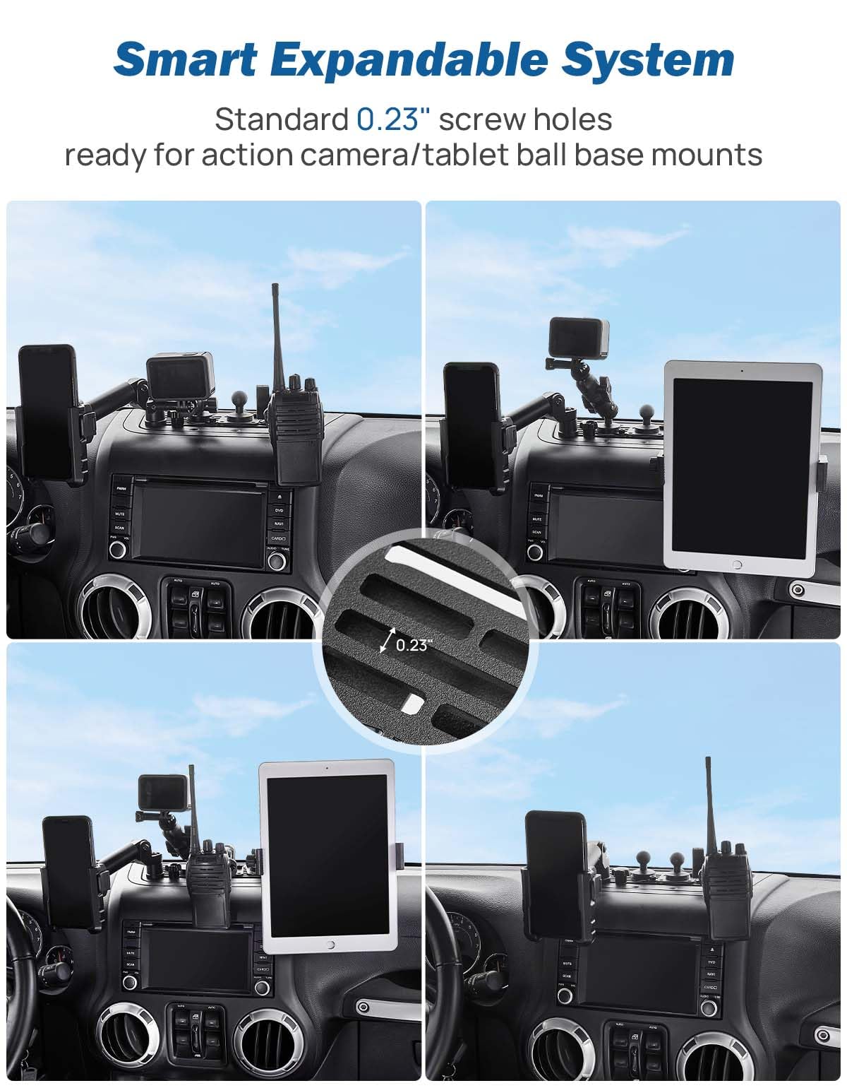 JOYTUTUS right-clip lock secures the phone with a simple push.