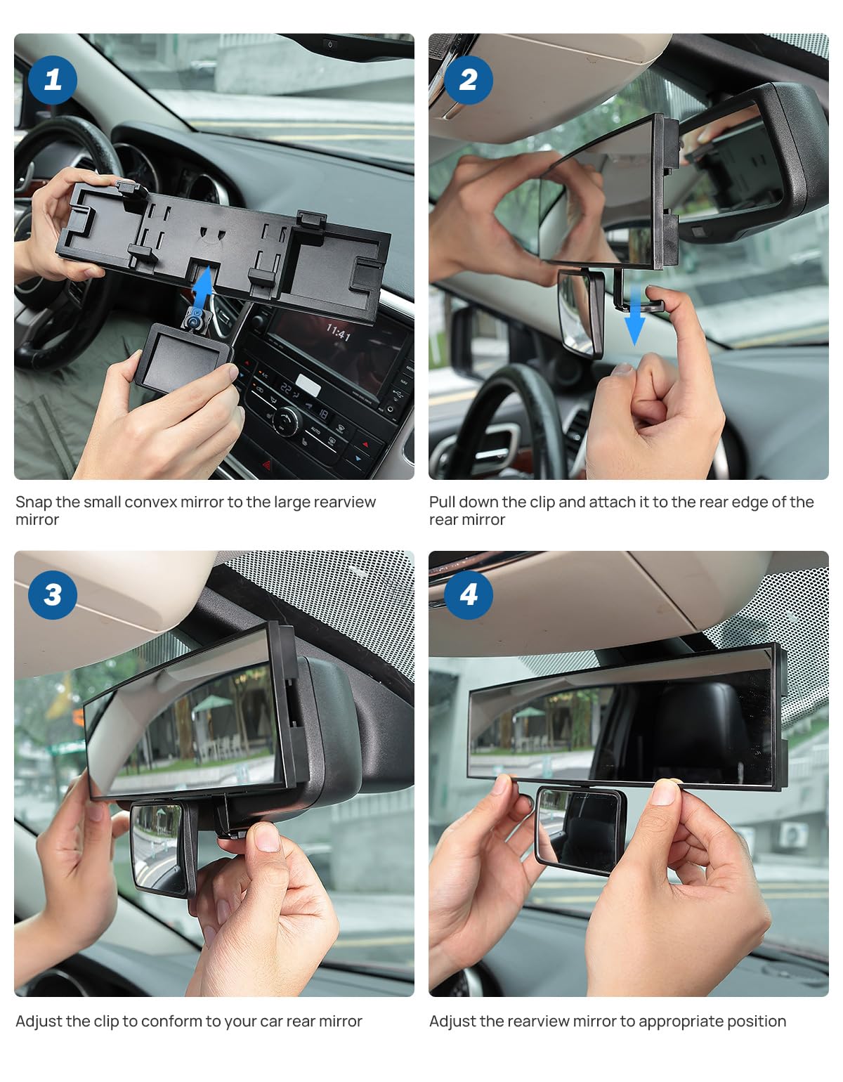 JOYTUTUS helps monitor kids or pets during drives from the front seat