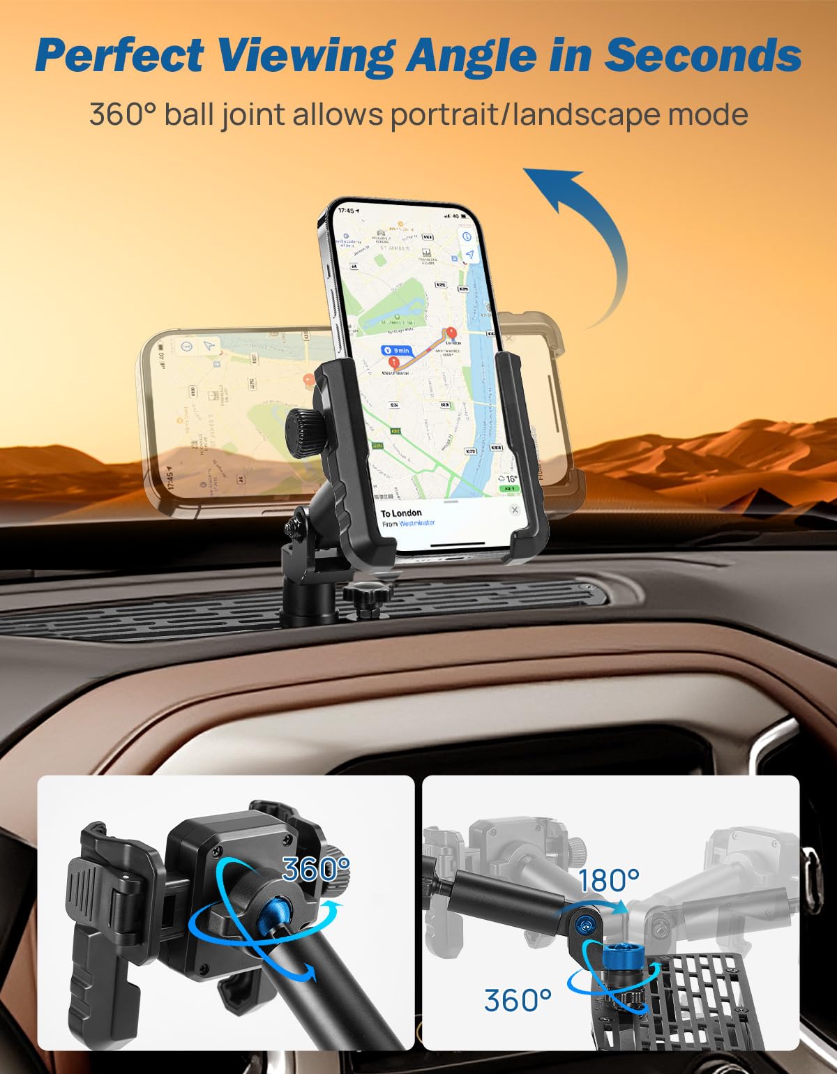 Joytutus scratch-resistant surface provides durable support for daily driving.