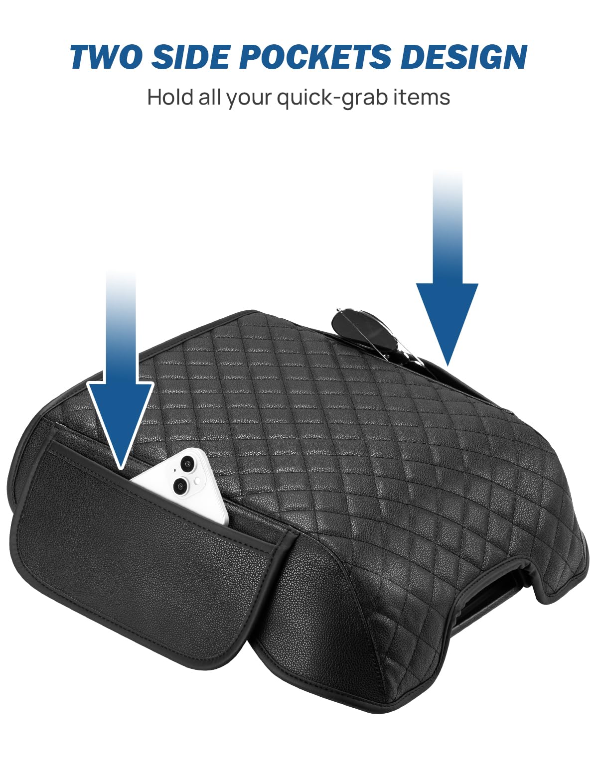 JOYTUTUS center cover uses elastic bands for a snug, non-slipping fit on rugged interiors