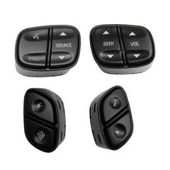 Joytutus steering wheel seek and volume button with night-visibility LED indicators