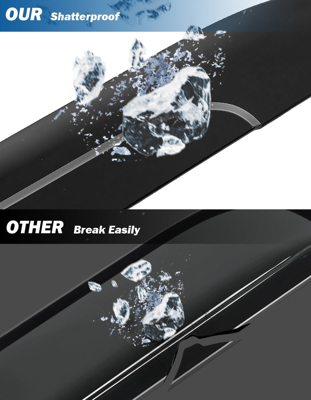 JOYTUTUS outside-mount deflectors offer aerodynamic, seamless appearance