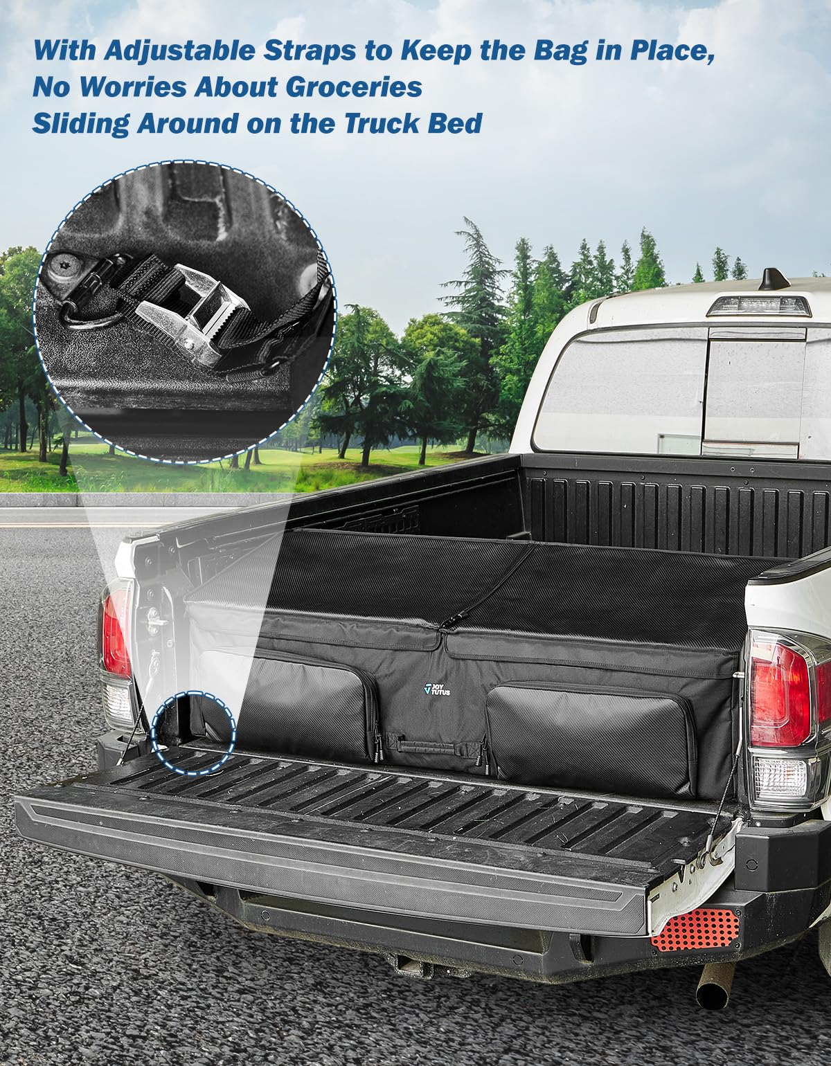 JOYTUTUS slide handle enables easy in and out access