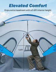JOYTUTUS truck tent bed-size reference of 68x78 inches.
