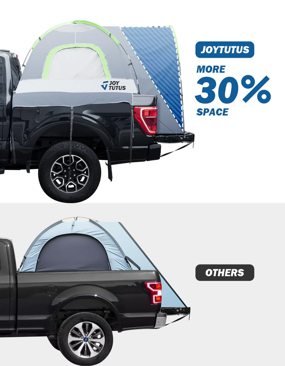 JOYTUTUS truck tent sky view roof for stargazing from the bed