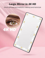 JOYTUTUS rechargeable vanity mirror powered cordless on the road