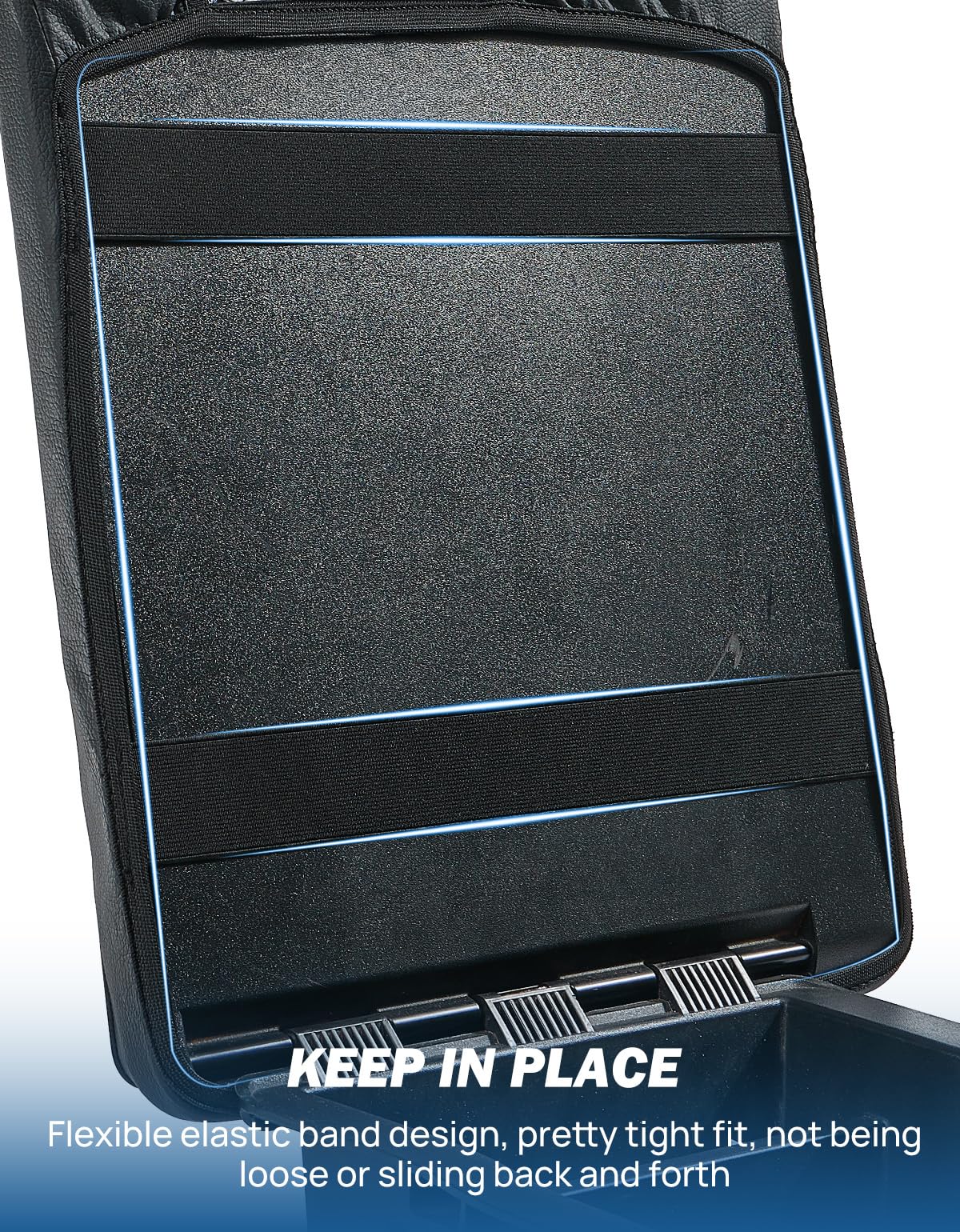 JOYTUTUS vegan leather console cover scratch resistance protects your console from wear.