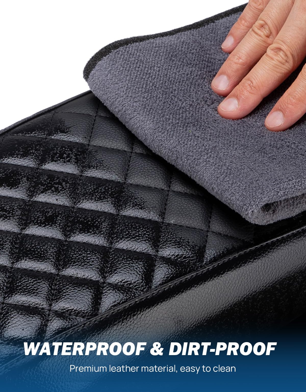 JOYTUTUS waterproof and dirt-proof vegan leather for Maverick center console.