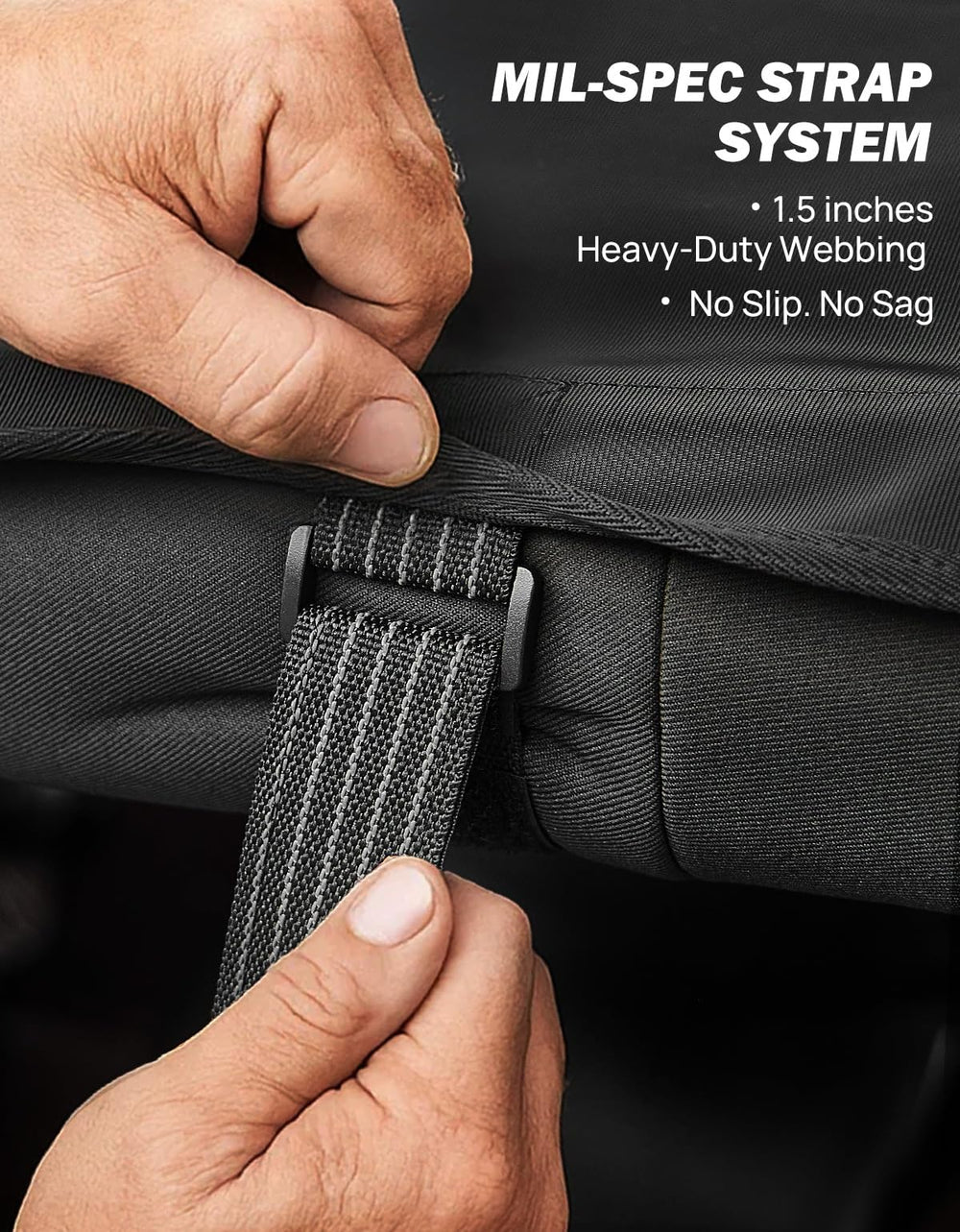 JOYTUTUS wide coverage on Wrangler JK 4-Door reduces debris intrusion