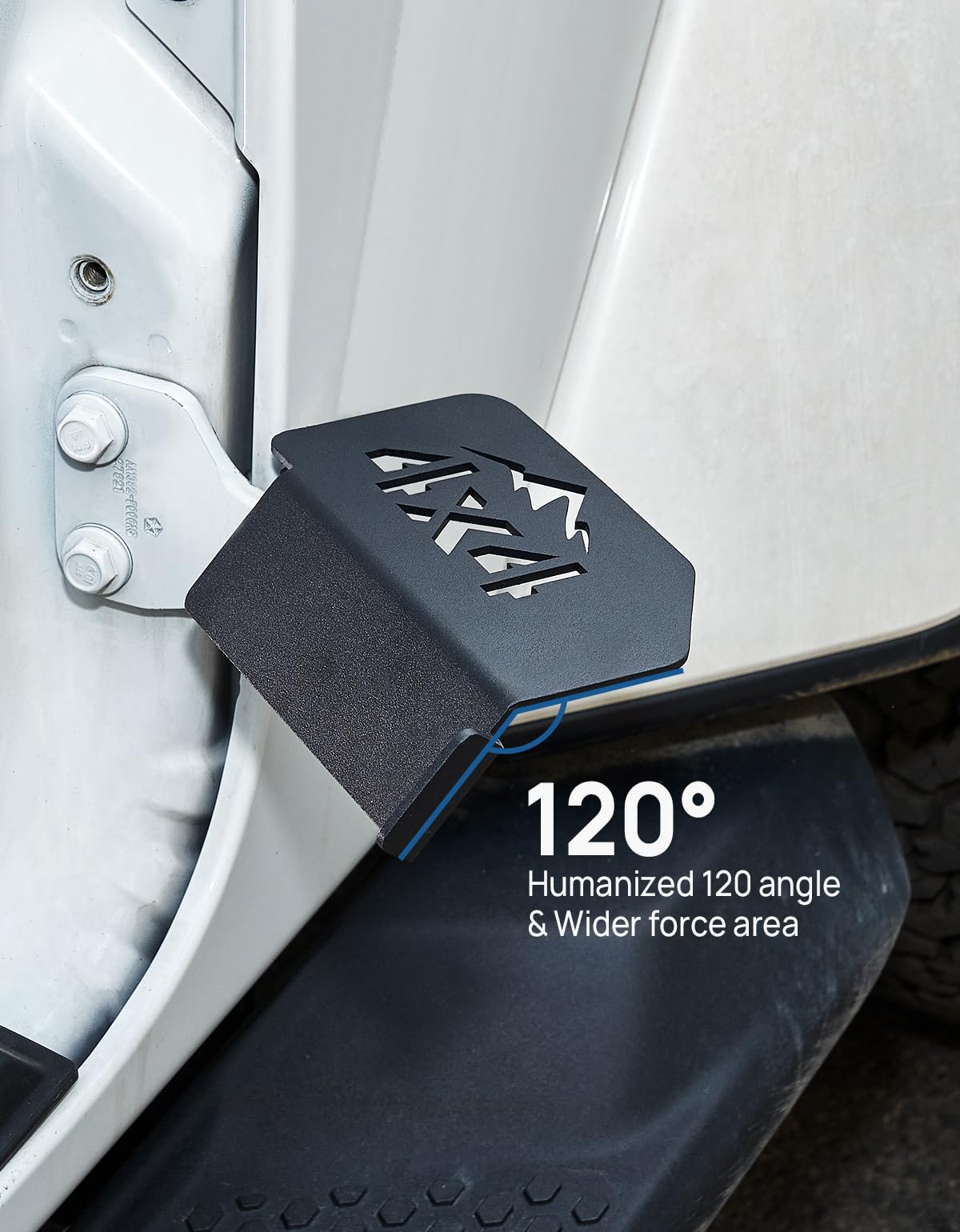 JOYTUTUS 4x4-pattern foot pegs upgrade your ride’s look and feel.