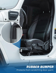 JOYTUTUS 120° design foot pegs for improved comfort during doors-off driving.