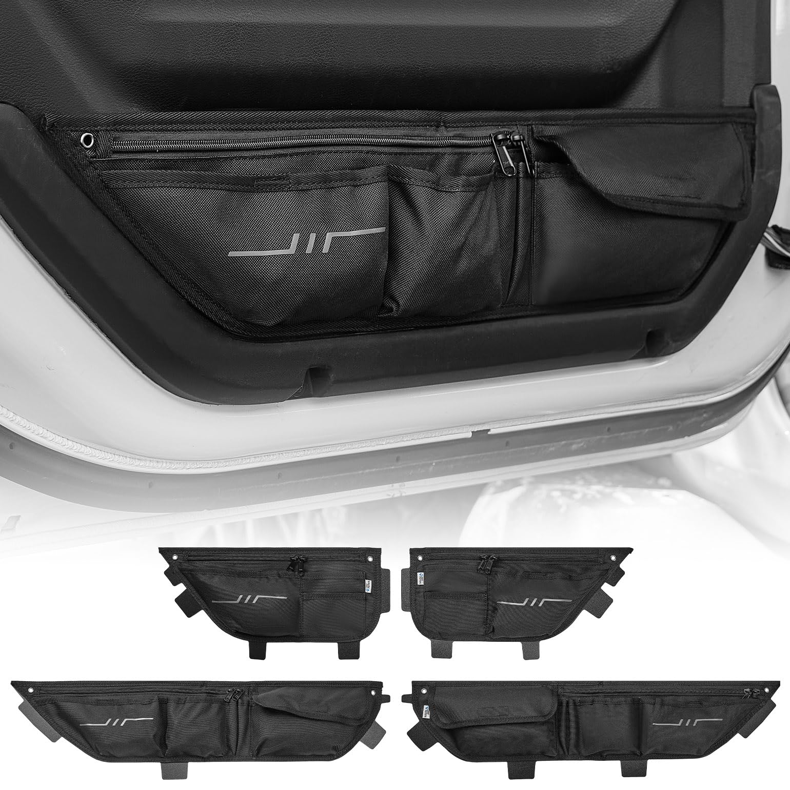 JOYTUTUS Wrangler front-left door pocket installed for quick access to essentials.