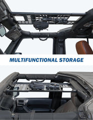 JOYTUTUS rugged no-drill panel adds organized roof storage for outdoor gear.