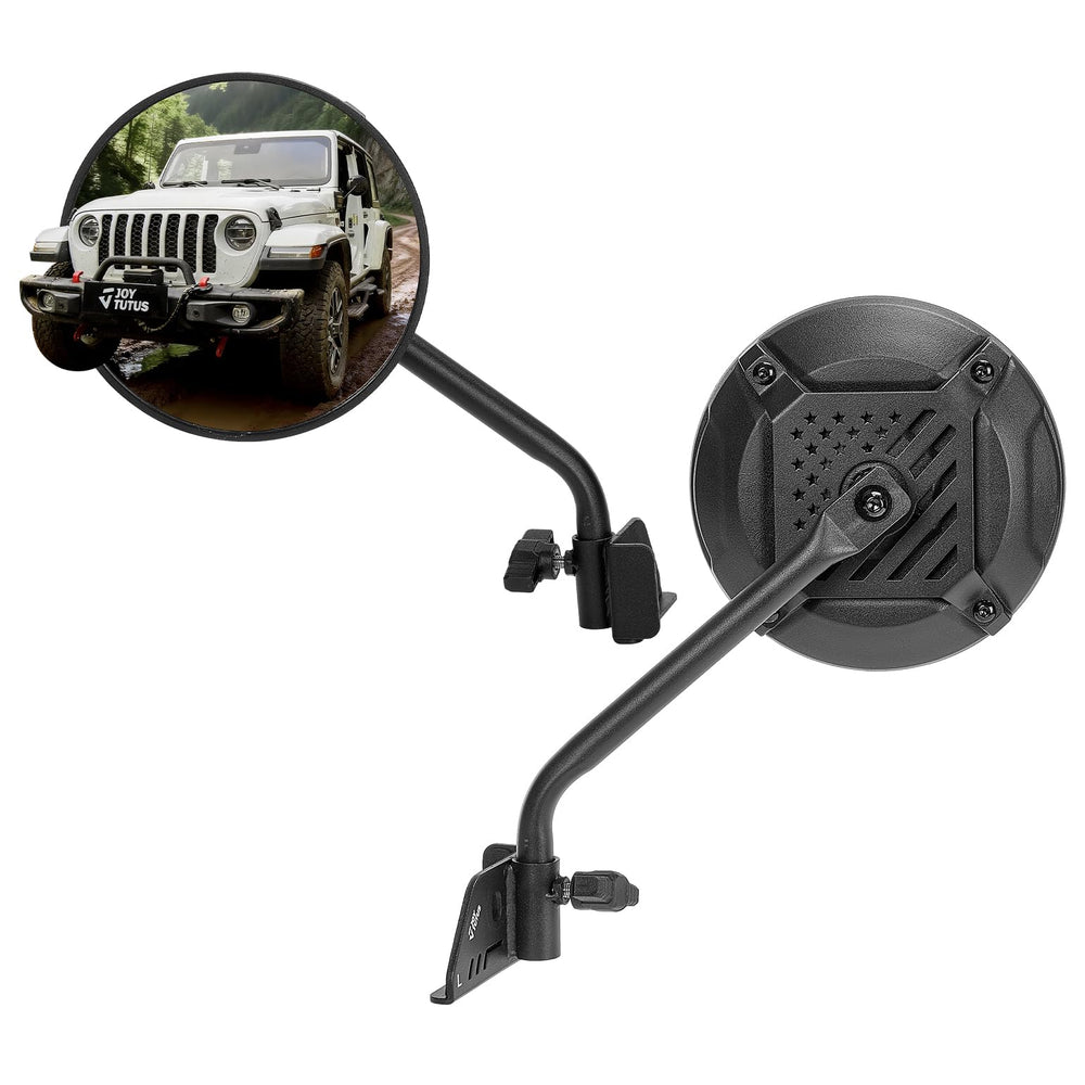 JOYTUTUS doors off mirrors for Wrangler JL deliver a wider 6-inch view for off-road awareness.