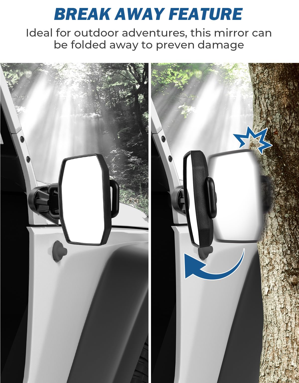 JOYTUTUS break-away design reduces damage during adventures.