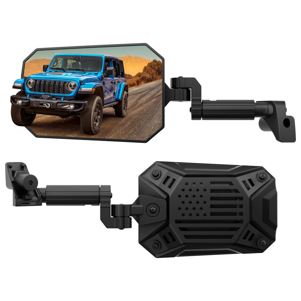 Joytutus Wrangler doors-off mirrors for a precise 2024–2026 JL/JT fit and clear view.