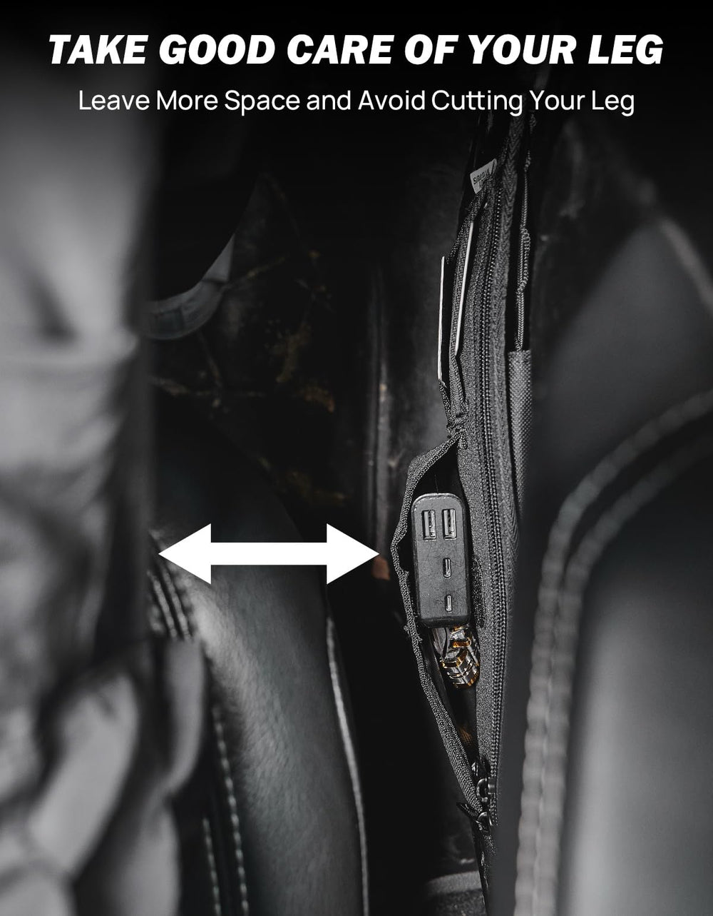 JOYTUTUS Wrangler rear-right door pocket supports water bottles and maps.