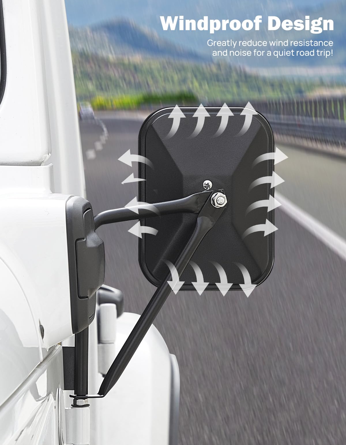 JOYTUTUS sturdy steel stabilizers reduce wobble when doors are off