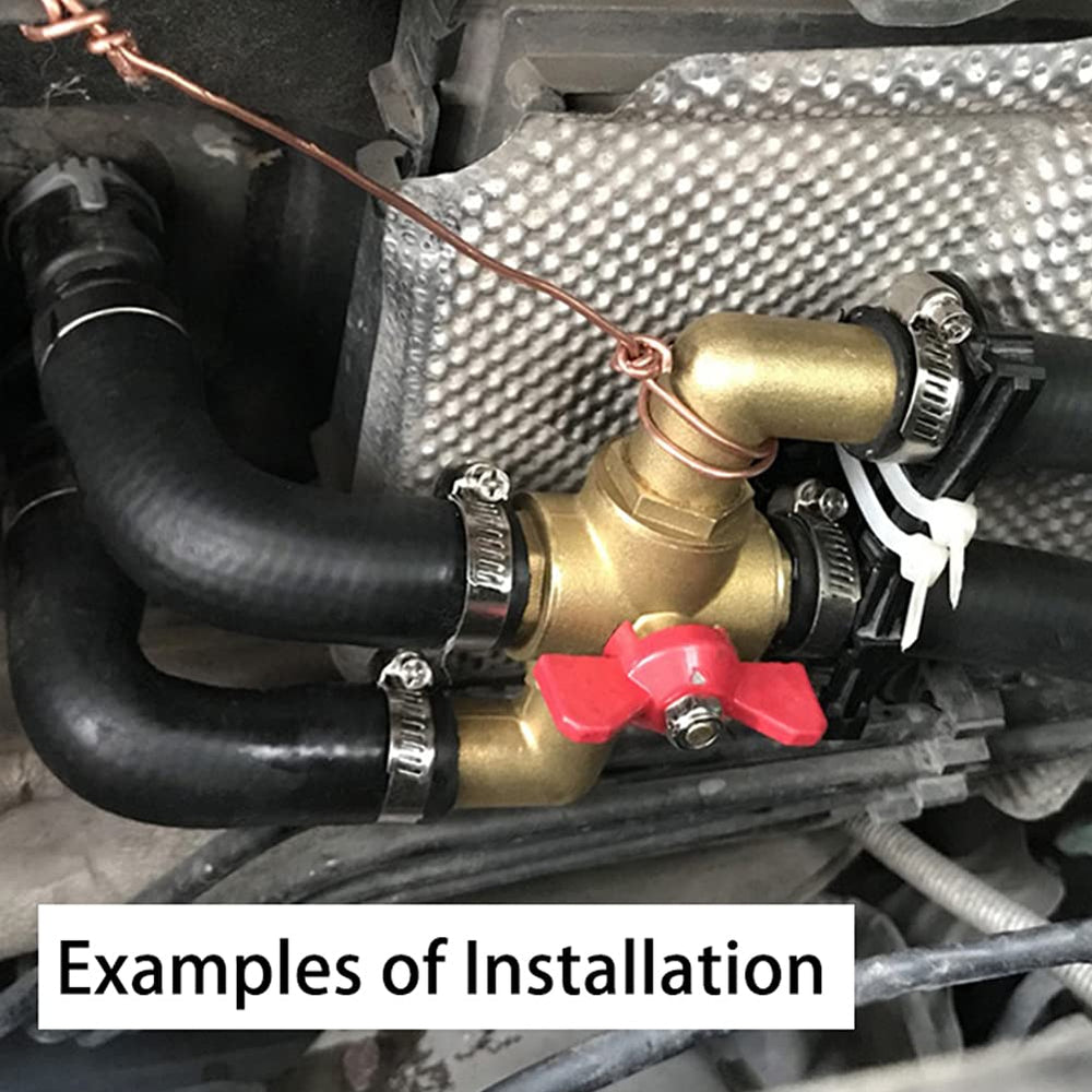 Joywayus brass body resists rust and high temperatures for reliability.