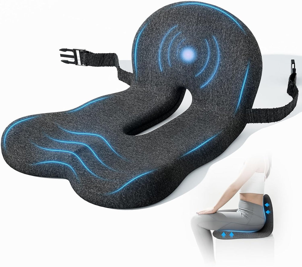 jpinlr truck driver seat cushion showing ergonomic design for long drives