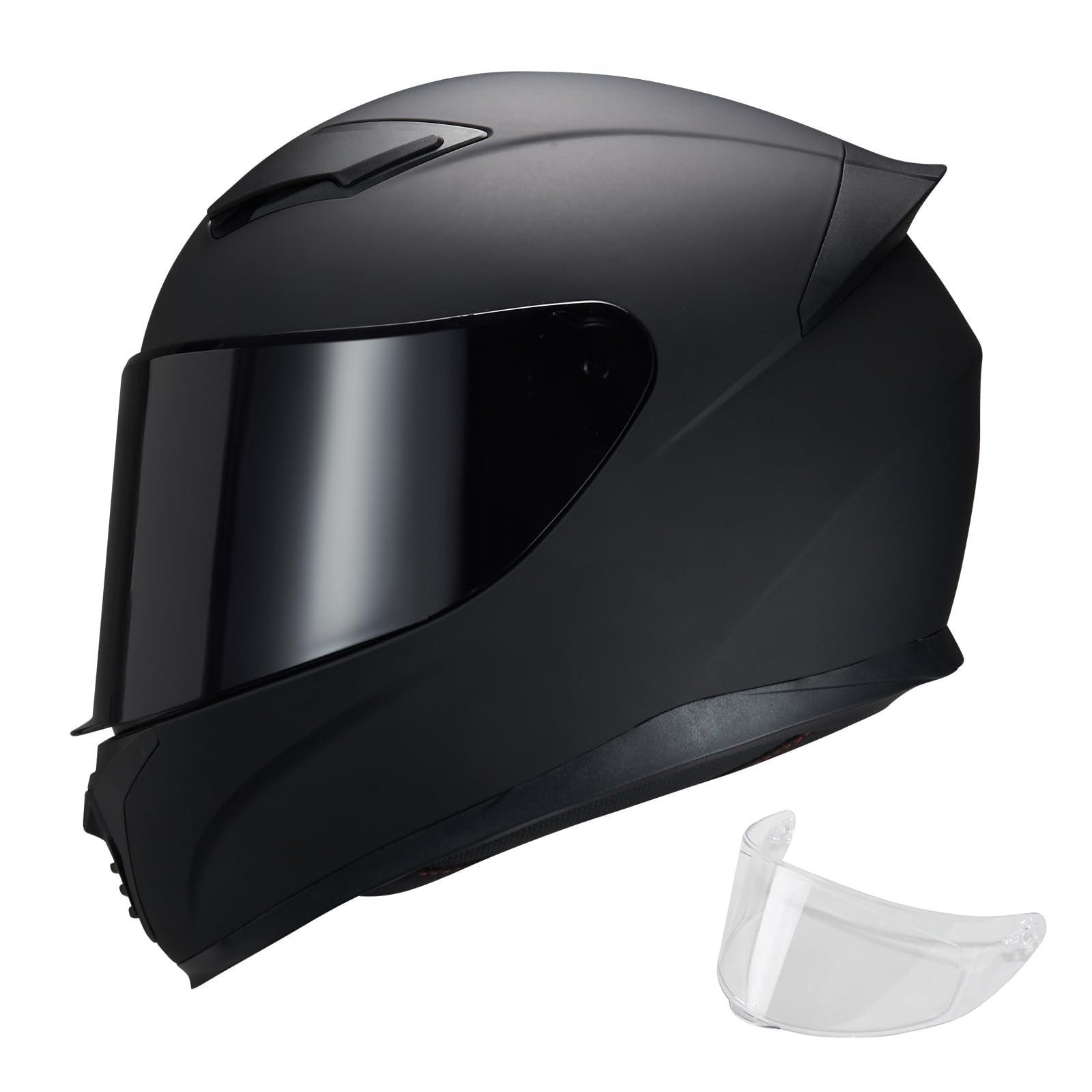 JQF Gear WS-607 full-face helmet front view for secure city riding.