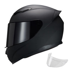 JQF Gear WS-607 full-face helmet front view for secure city riding.