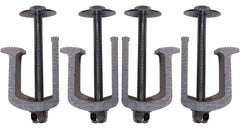 JQuad Easy Mount aluminum truck tool box clamps secure mounting with rust-resistant aluminum.