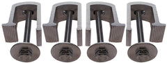 JQuad Easy Mount clamps secure a toolbox without drilling for quick setup.