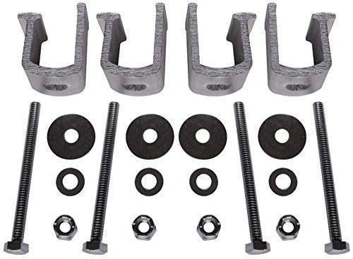 JQuad aluminum clamps with zinc hardware offer durability for rugged truck use.