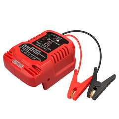 JREDK 12V jumper cables and clamps ready for emergency power transfer.