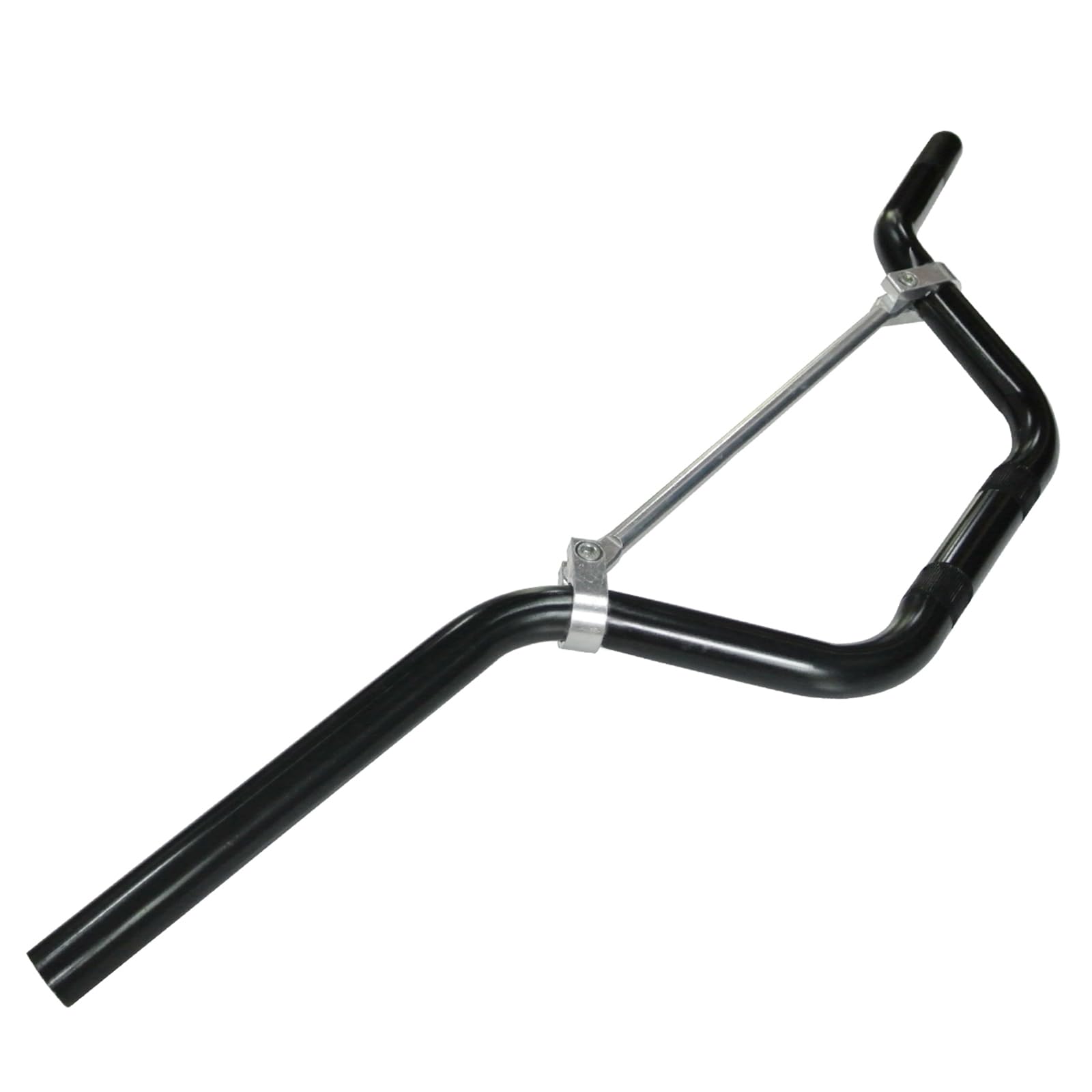 JRL 7/8 inch pitbike handlebar mid-rise in black for versatile off-road use.