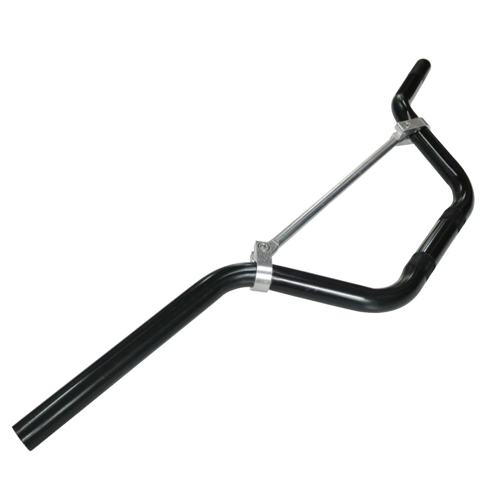JRL 7/8 inch pitbike handlebar mid-rise in black for versatile off-road use.