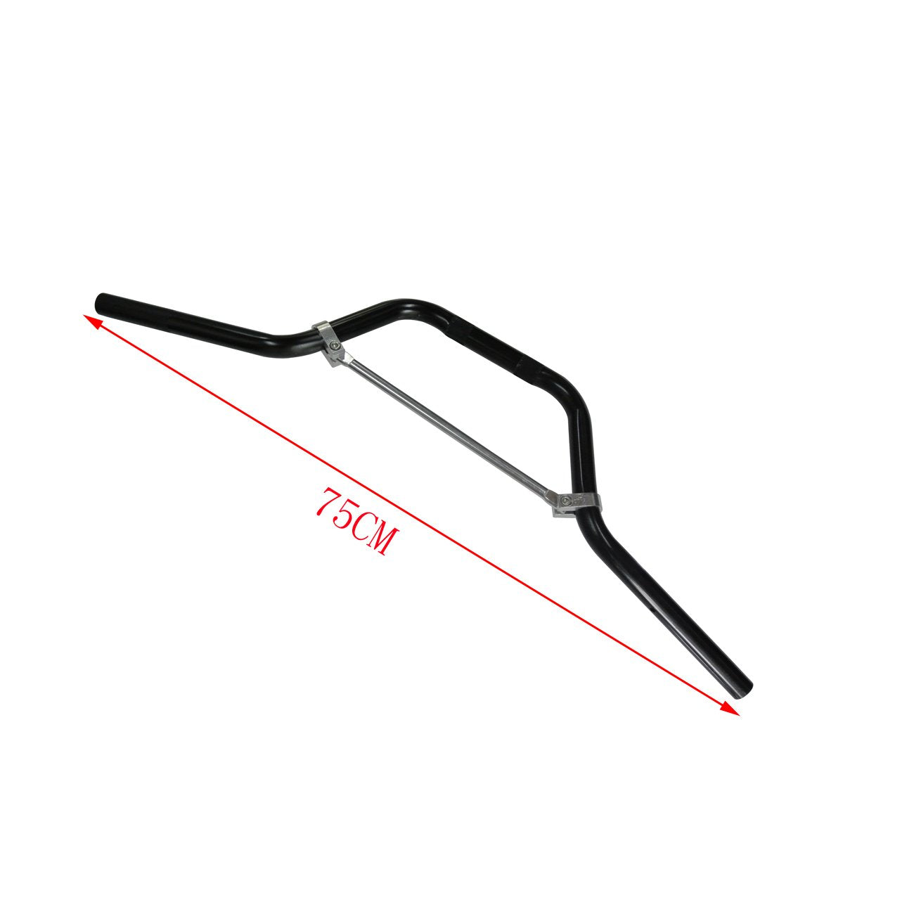 JRL heat-treated aluminum handlebar close-up showing lightweight strength.