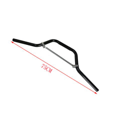 JRL heat-treated aluminum handlebar close-up showing lightweight strength.
