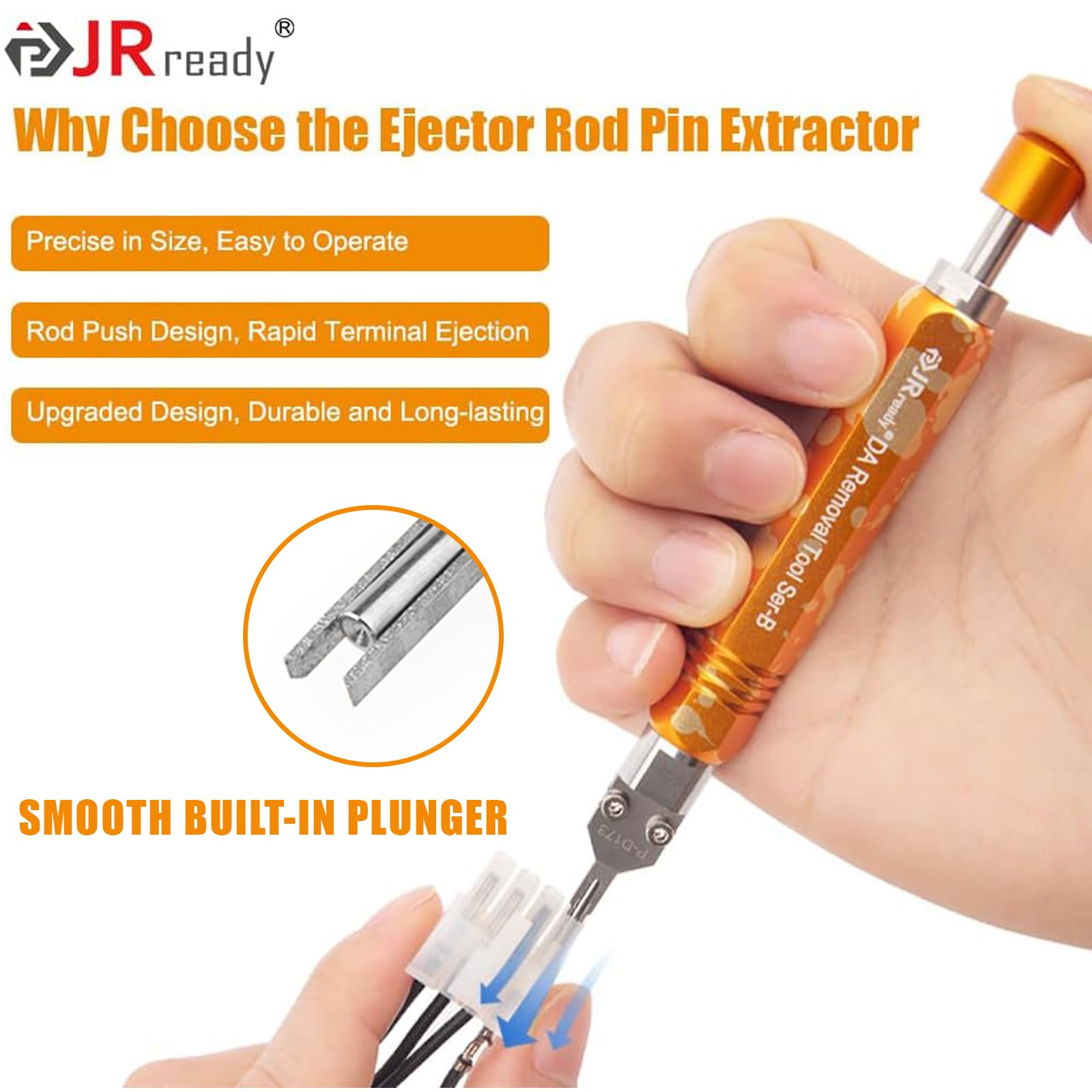 JRready DAP-D173 ergonomic handle provides comfortable grip during repetitive extractions.